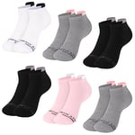 L&K-II 12 Paires de Chaussettes baskets Femme Multicolores avec différents Motifs 2144 39-42