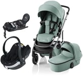 Britax Römer Smile 5Z Duovagn inkl. BeSafe iZi Go Modular X2 &  Bas, Jade Green