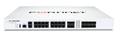 FortiGate-200F - equipment only (18 x GE RJ45 (including 1 x MGMT port, 1 X HA port, 16 x switch ports), 8 x GE SFP slots, 4 x 10GE SFP+ slots, NP6XLite and CP9 hardware accelerated)