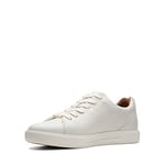 Clarks Homme Un Costa Lace Basket, Blanc, 46 EU