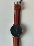 Daniel Wellington Classic Black Durham Silver 36mm DW00100144 Outlet (Returned/Pre-owned)