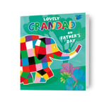 Father's Day Card | Happy Father's Day Grandad | Elmer the Patchwork Elephant