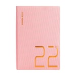 Tlily - Agenda 2022 365 Jours Office Notebook Daily Planner Book 200 Feuilles (400 Pages) Carnets de Notes Gestion Du Temps (Rose)