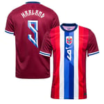 Norge Hjemmedrakt 2024 Barn Haaland 9 - Nike, størrelse S: 128-137 cm