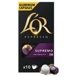 L'OR Espresso Supremo - Intensity 10 - Nespresso Compatible Coffee Capsules (Pa