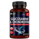 Glucosamine Sulphate & Chondroitin Capsules - Enriched with Vitamin C, Turmeric & Black Pepper