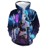 League of Legends Arcane Jinx Thermal Sweater - Stil A-2XL