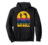 Bowling Team Bowling Group Ball Pin Strike Bowling Couple Pullover Hoodie