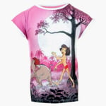 T-SHIRT 3 ans / 4 ANS FILLE LE LIVRE DE LA JUNGLE DISNEY NEUF ROSE Mowgli junior