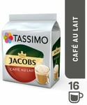 Tassimo Coffee Pods Jacobs Cafe Au Lait Coffee 16 32 48 64 80 (T-Discs)