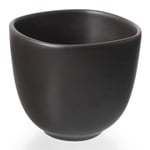 Tasse Apéritif Carré Noire Opaque 10x6h CM en Porcelaine Eva