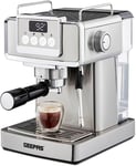 GEEPAS Espresso Coffee Machine with Milk Frother, 20 Bar Pressure | 1.8L...