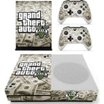 Grand vol Auto V GTA 5 autocollant de peau pour Microsoft Xbox One S Console et 2 contrôleurs pour Xbox One S