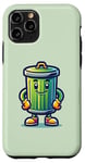 iPhone 11 Pro Garbage Trash Can Cartoon Character Design Case