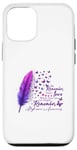 Coque pour iPhone 14 Porter Purple Alzheimer Sensibilisation Démence