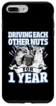 iPhone 7 Plus/8 Plus 1st Wedding Anniversary Driving each other Nuts 1 Year Case