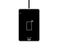 Smart & ID Card Reader Ewent, USB 2.0, USB-A, NFC Contactless,black (FLAEWE010)