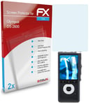 atFoliX 2x Film Protection d'écran pour Olympus DS-2600 Protecteur d'écran clair