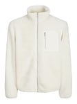 JACK & JONES Jjebradley Noos Veste en Peluche, Cloud Dancer, M Homme