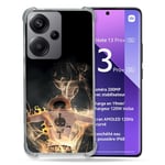 Cokitec Coque Renforcée pour Xiaomi Redmi Note 13 Pro Plus 5G Manga One Piece Ace Noir