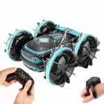 Todeco Voiture Télécommandée Tout Terrain, Voiture Telecommandé Enfant, 4WD 360°Rotation 2.4GHz RC Voiture Tout Terrain Etanche, Convient aux Enfants de Plus de 6 Ans Cadeau de Noël-Bleu