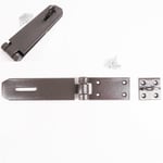 6" Strong Steel HASP & STAPLE Garden Gate/Garage/Shed Outdoor Security/Safety