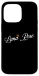 Coque pour iPhone 14 Pro Max Luna Rose Custom Name for Kids Toddlers Women - Luna Rose