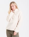 LEVITY Versatile 1/2 Zip Pile Sweater Off White - XS