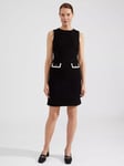 Hobbs Cici Sheath Dress, Black/Ivory