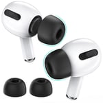 Ahastyle Memory Foam Ear Tips AirPods Pro 2 svart (Large)