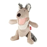 sigikid 43048 Poupée de Jeu Manuelle, Beige/Loup, Taille Unique