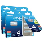 Eneloop Lot de 2 Eneloops Combipack Piles Rechargeables 4xAA (2000 mAh) + 4xAAA (800 mAh)