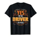 Retro Profession I'm The Driver T-Shirt