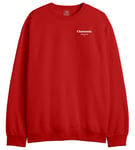 REPUBLIC OF CALIFORNIA Men's Uxrepczsw010 Hooded Sweatshirt, Red, S