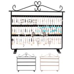 72 Holes Earrings Necklace Bracelet Jewelry Display Stands Hanger Holder Rac AUS