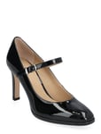 Lauren Ralph Lauren Camila Patent Leather Mary Jane Pump Svart