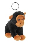 Wild Republic Clips Chimpanzé, Peluche, 8 cm, Jouet en Peluche, Remplissage en Bouteilles d'eau Recyclées Filées