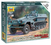 Sd.kfz.251/1 Ausf.b German Personnel Transporteur 1:100 Plastique Model Kit