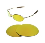 NEW POLARIZED CUSTOM 24K GOLD LENS FOR OAKLEY E-WIRE 1.0 SUNGLASSES