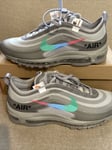 NIKE Off White The 10 NIKE Air Max 97 OG ( AJ4585-101 )  UK Size 9  NEW w/ BOX