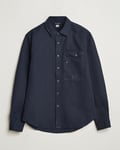 C.P. Company Cotton/Linen Pocket Overshirt Navy