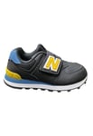 New Balance 574 Sneaker, Noir, 32.5 EU