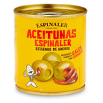 Espinaler Aceitunas Espinaler Manzanilla Oliver med Ansjovis 200g