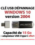 Clé USB de dépannage Windows 10 version 2004 (20H1) (Klink PC)