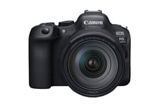 Canon Eos R6 Mark Ii + Rf 24-105Mm F4 L Is Usm, 24,2 Mp, Cmos, Pekskärm, 588 G, Svart