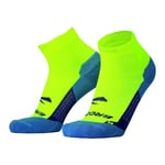 BROOKS 280499703 Ghost Quarter Socks Unisex Adult Neon Yellow/Navy Taille 35