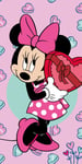 Lasten pyyhe Disney Minnie Pink, 70x140 cm