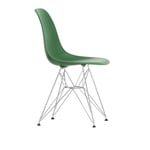 Vitra - Eames RE Plastic Chair DSR 17 Emerald, Chrome - Spisestoler - Charles & Ray Eames - Grønn - Metall/Plast