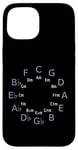 iPhone 15 Circle Of Fifths/Fourths Music Theory Tool for Musicians Case