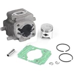 Ej.life - Kit de piston de cylindre en acier inoxydable - Accessoire en acier inoxydable compatible avec taille-haie 23 cc HT2300